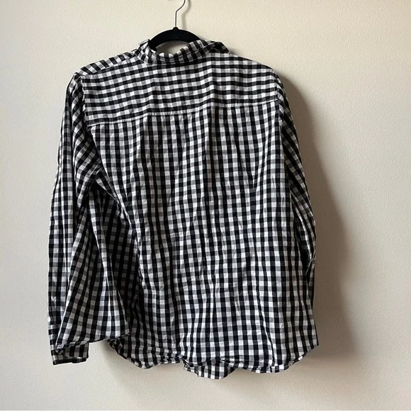 J.Crew Gingham lightweight cotton shirt in signature fit In Gngm Md - Picture 6 of 6